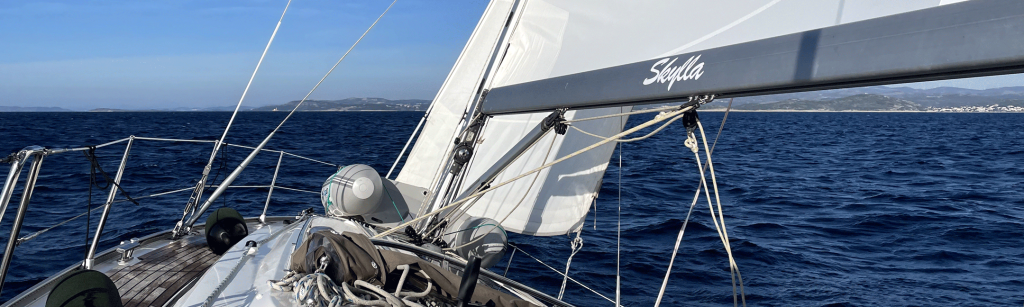 Zeilen op de Adriatische zee